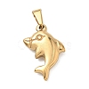 304 Stainless Steel Pendants STAS-B141-03H-G-1