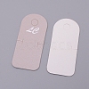 Paper Hair Clip Display Cards DIY-WH0199-90-1