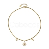 Sun & Star & Moon Brass Pendant Necklaces NJEW-JN04808-4
