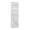 Rectangle Glitter Holographic Plastic Yin-yang Zip Top Gift Bags OPP-E004-01C-D02-1