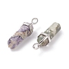 Natural Peace Jade Pointed Pendants X-G-M378-01P-A14-3