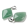 Natural Green Aventurine Pendants G-C066-03F-3