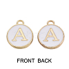 Golden Plated Alloy Charms ENAM-SZ0001-25A-A-2