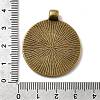 Vintage Tibetan Style Alloy Pendant Cabochon Bezel Settings LS-TIBEP-M018-102AB-NF-4