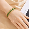 Golden 304 Stainless Steel Triple Layer Multi-strand Bracelets BJEW-C045-01C-G-5