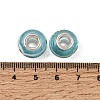 Rondelle Handmade Gold Sand Lampwork European Large Hole Beads X-LPDL-R007-07B-3