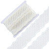 10Yards Polyester Embroidery Mesh Flower Lace Ribbon OCOR-GF0005-41A-1