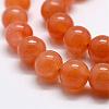 Natural Red Aventurine Bead Strands G-P257-03-6mm-3