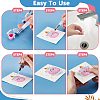 Foam Texture Painting Paper AJEW-GA0008-59-3