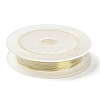 2 Rolls 2 Style Round Copper Wire for Jewelry Making CWIR-SZ0001-08-2