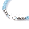 Adjustable Braided Polyester Cord Bracelet Making AJEW-JB00849-02-2