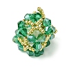 Christmas Seed Beads Beaded Charms PALLOY-MZ00299-03-3
