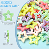 100Pcs Opaque Acrylic Beads SACR-SP0001-32-2