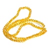 Electroplate Glass Beads Strands GL-CBAA615-02B-2