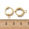201 Stainless Steel Huggie Hoop Earrings Findings STAS-A167-01M-G-3