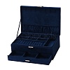 Velvet & Wood Jewelry Boxes VBOX-I001-04B-3