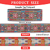 Ethnic Style Embroidery Polyester Ribbons OCOR-WH0079-40B-2