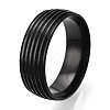 201 Stainless Steel Grooved Finger Ring Settings STAS-WH0047-04EB-2