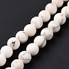 Natural Magnesite Round Bead Strands X-G-L358-4mm-02-3