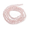 Electroplate Transparent Glass Beads Strands EGLA-A035-T3mm-A20-2