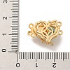 Brass Micro Pave Cubic Zirconia Box Clasps KK-U037-40G-B-3