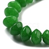 Dyed Natural Malaysia Jade Beads Strands G-P559-A16-01-4