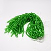 Imitate Austrian Crystal Bicone Glass Beads Strands GLAA-F029-4x4mm-03-3