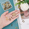 30Sets 3 Colors Tibetan Style Alloy Toggle Clasps FIND-SC0002-73-3