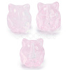 Transparent Spray Paint Glass Beads LS-X1-GLAA-H035-01D-1