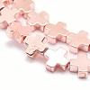 Electroplate Non-magnetic Synthetic Hematite Beads Strands G-L485-09B-RG-2