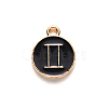 Alloy Enamel Pendants ENAM-S124-01A-08I-2