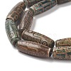 Tibetan Style 9-Eye dZi Beads Strands G-O057-05B-3