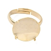 Adjustable Brass 4 Prong Ring Settings KK-K414-04D-G-2