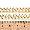 Brass Cuban Link Chain Necklaces for Women NJEW-U022-01G-5