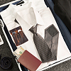 Square Portable Leather Single Watch Pouch Storage Bags ABAG-WH0047-09-6