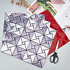 5Pcs Square Mosaic Glass Wall Decorations AJEW-AR0001-28-2