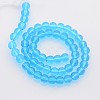 Transparent Round Glass Beads Strands X-G02Q90N1-2