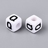 Opaque Acrylic Beads SACR-N020-04A-Q-2