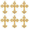 6Pcs Alloy Big Gothic Pendants ALRI-UN0001-05-1
