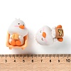 6Pcs 6 Styles Resin Duck Display Decoration AJEW-S037-04-3