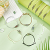 10Pcs 5 Colors 304 Stainless Steel Macrame Pouch Bracelet Making for Stone Holder AJEW-UN00038-2