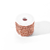 Brass Paperclip Chains CHC-T008-07RG-2