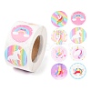 8 Styles Horse Paper Stickers X-DIY-L051-008-1
