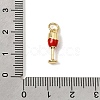 Brass Enamel Pendants KK-CBA960E-02A-G-3