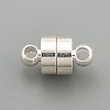 Brass Magnetic Clasps with Loops LS-KK-O134-14S-2