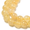 Natural Honey Calcite Beads Strands G-R494-A05-02-3