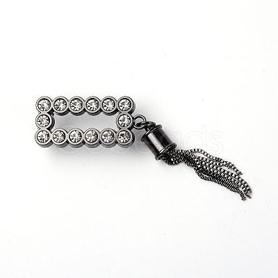 Alloy with Rhinestones Bag Decoration FIND-WH0072-35B-1