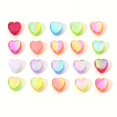 Eco-Friendly Transparent Acrylic Beads TACR-YW0001-07I-1