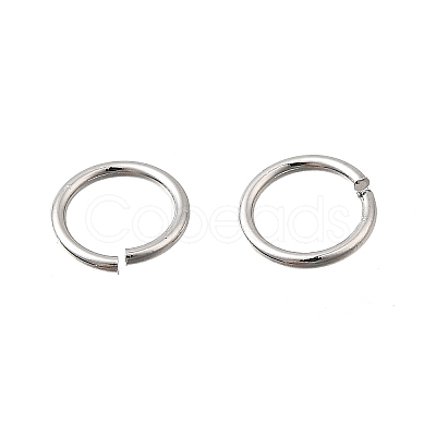 Brass Open Jump Rings KK-B147-03E-P-1