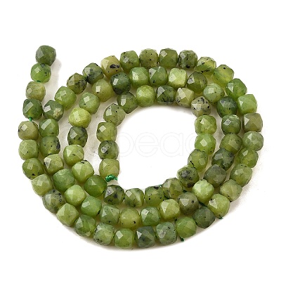 Natural Canadian Jade Beads Strands G-G259-C03-4x4mm-1